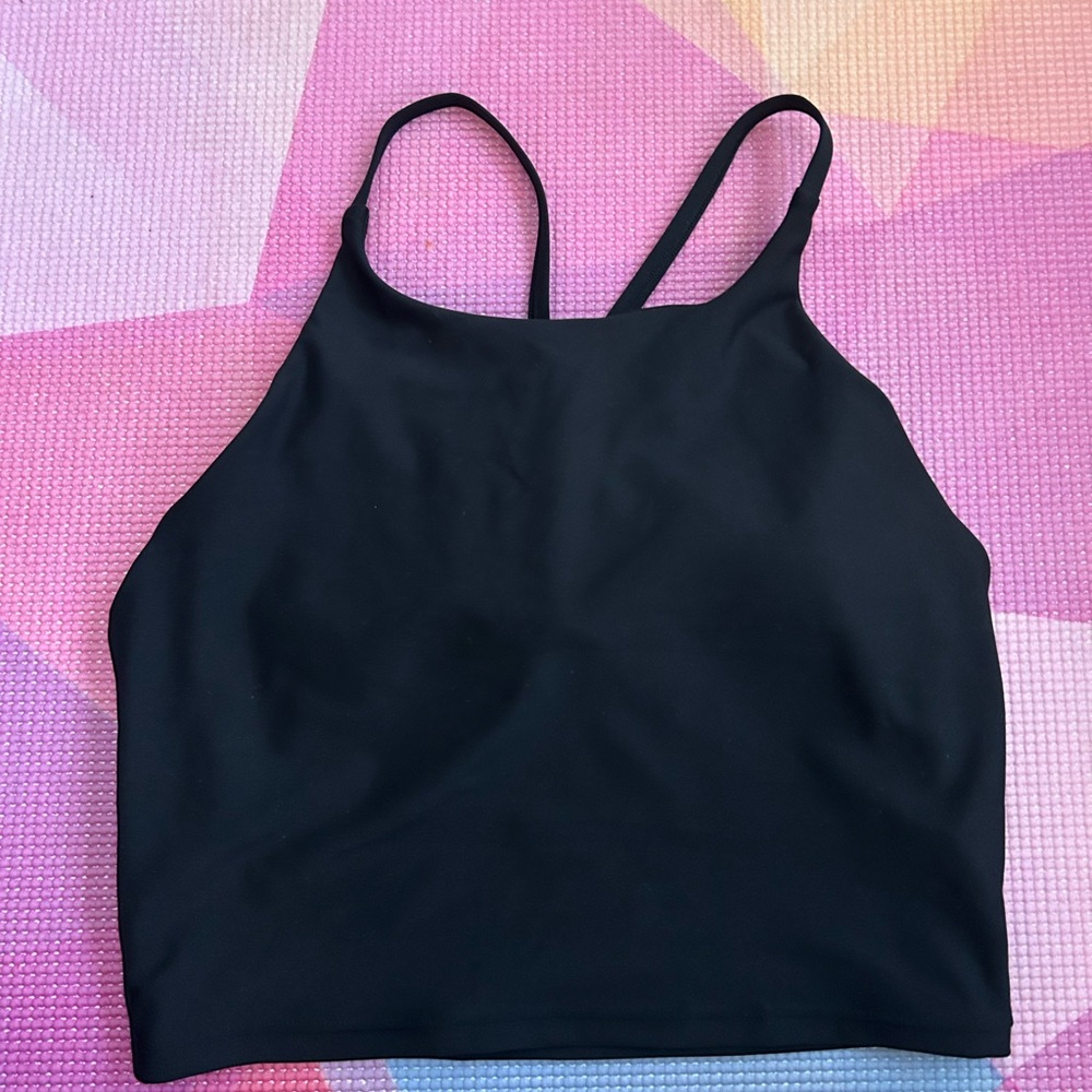 Old Navy Active Black Powersoft Top - Large